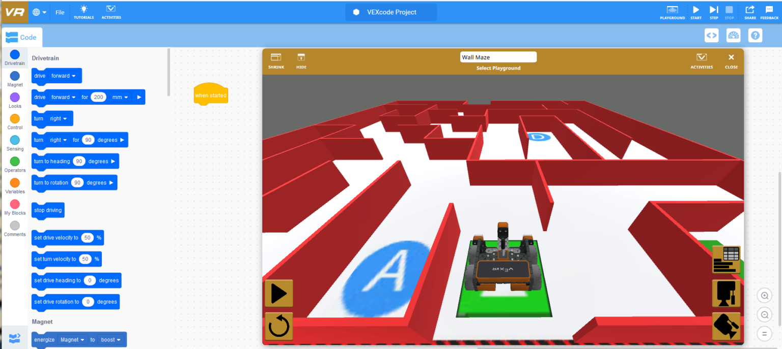 All-In On VEXcode VR (for now…) – A Posteriori